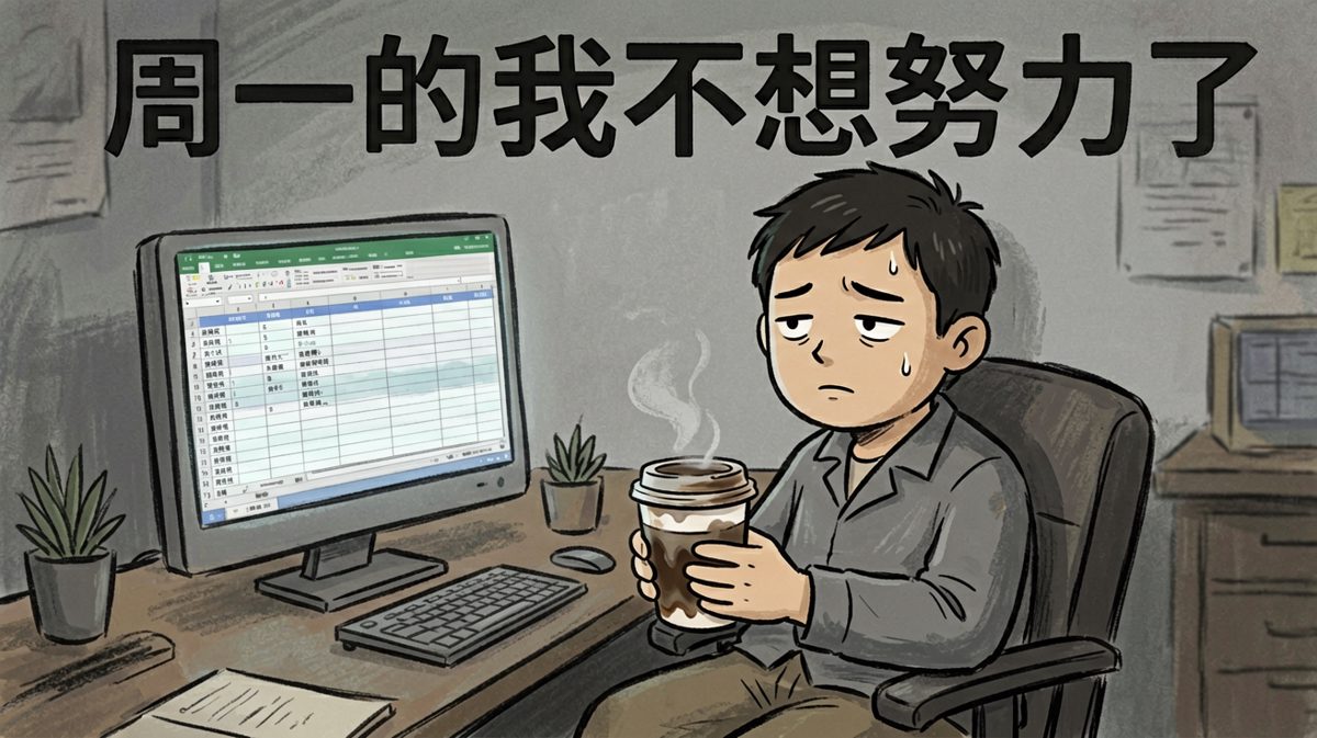 周一早上闹钟响起时，你的灵魂还留在床上。