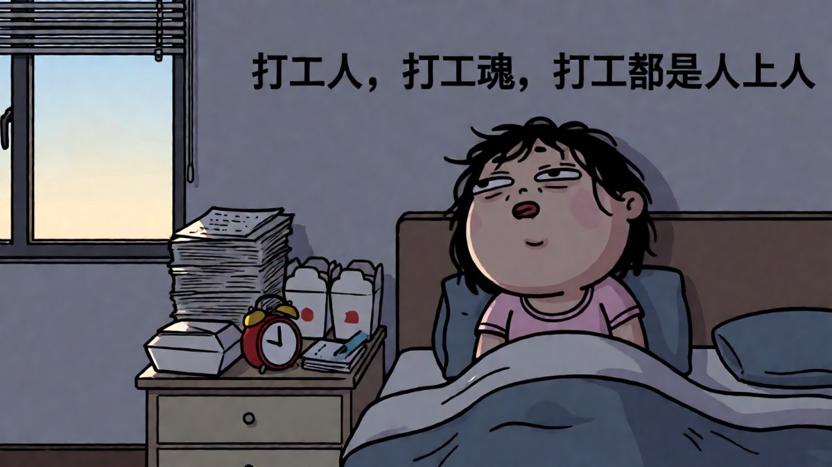 早八人的真实状态：灵魂已离线