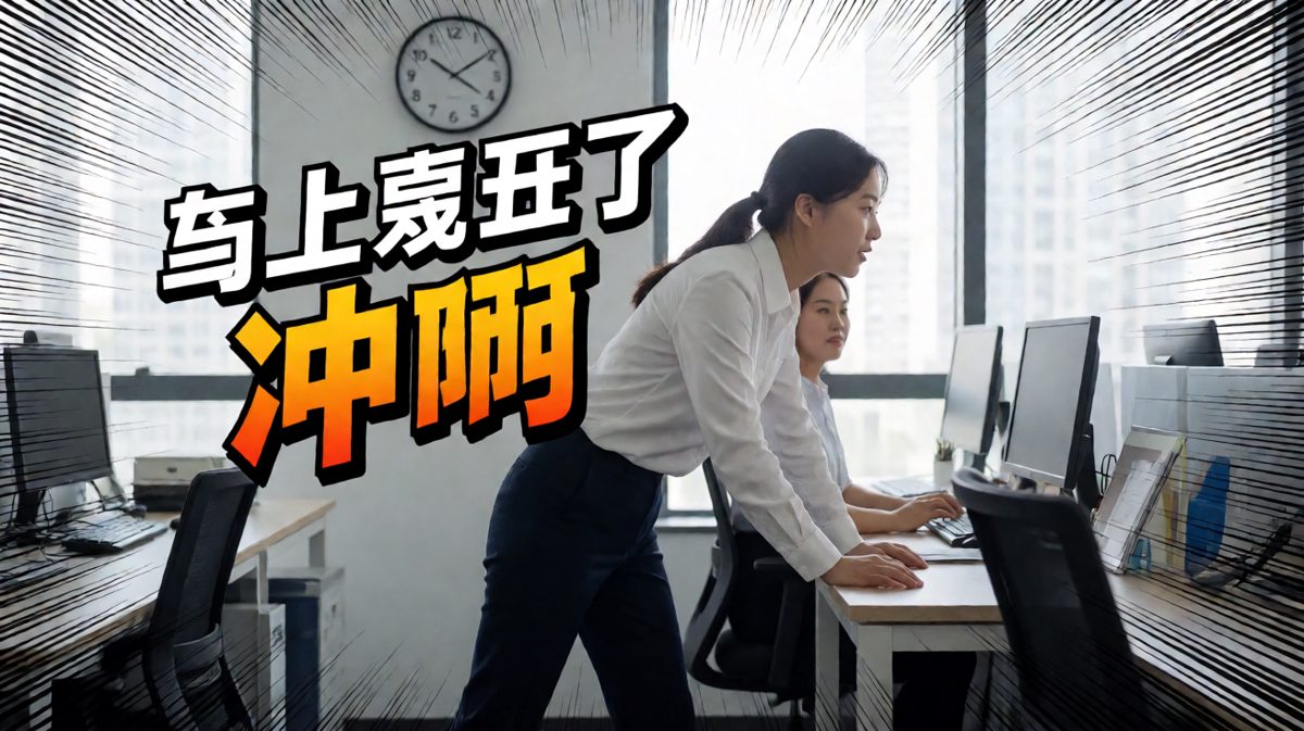 周五下班前的一分钟，比百米冲刺还拼