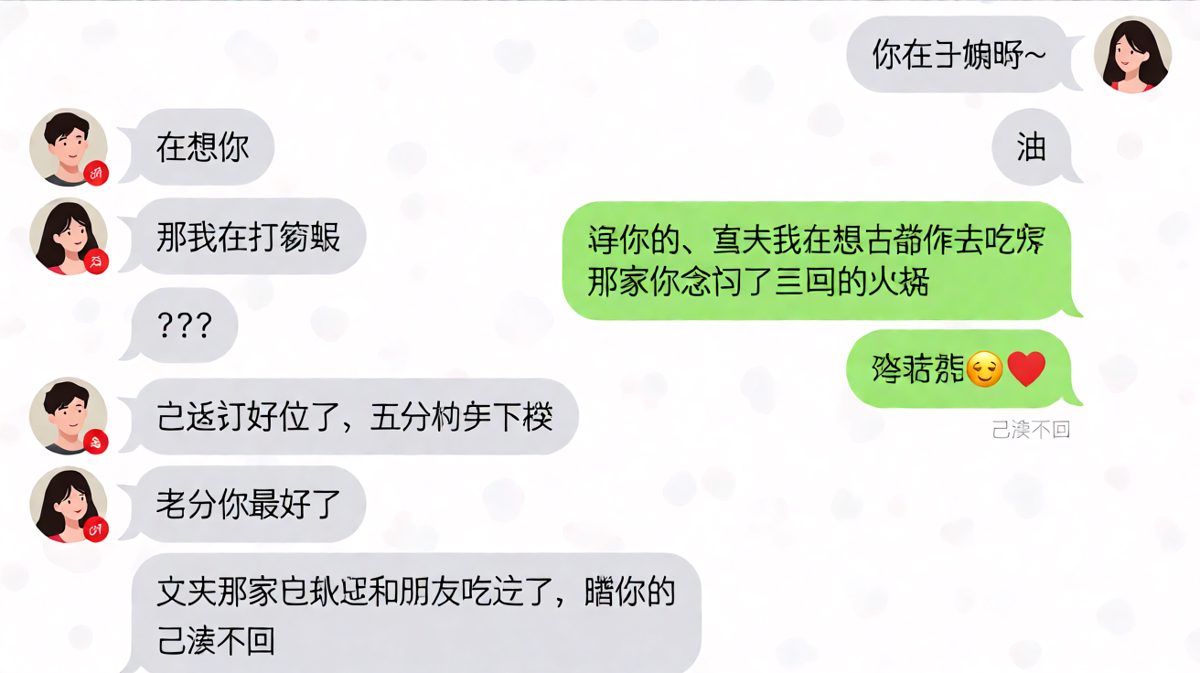 双向套路现场：两人都在互相欺骗，最后沉默震耳欲聋。
