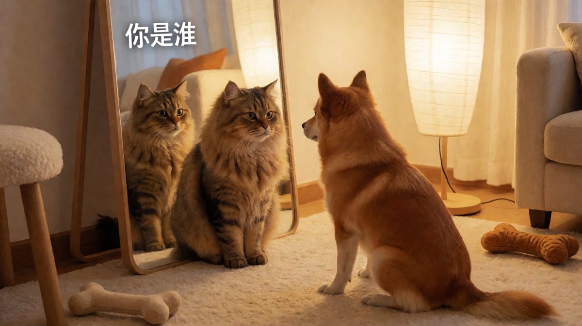 猫和狗：天啊，那家伙是谁！为什么长得这么丑！