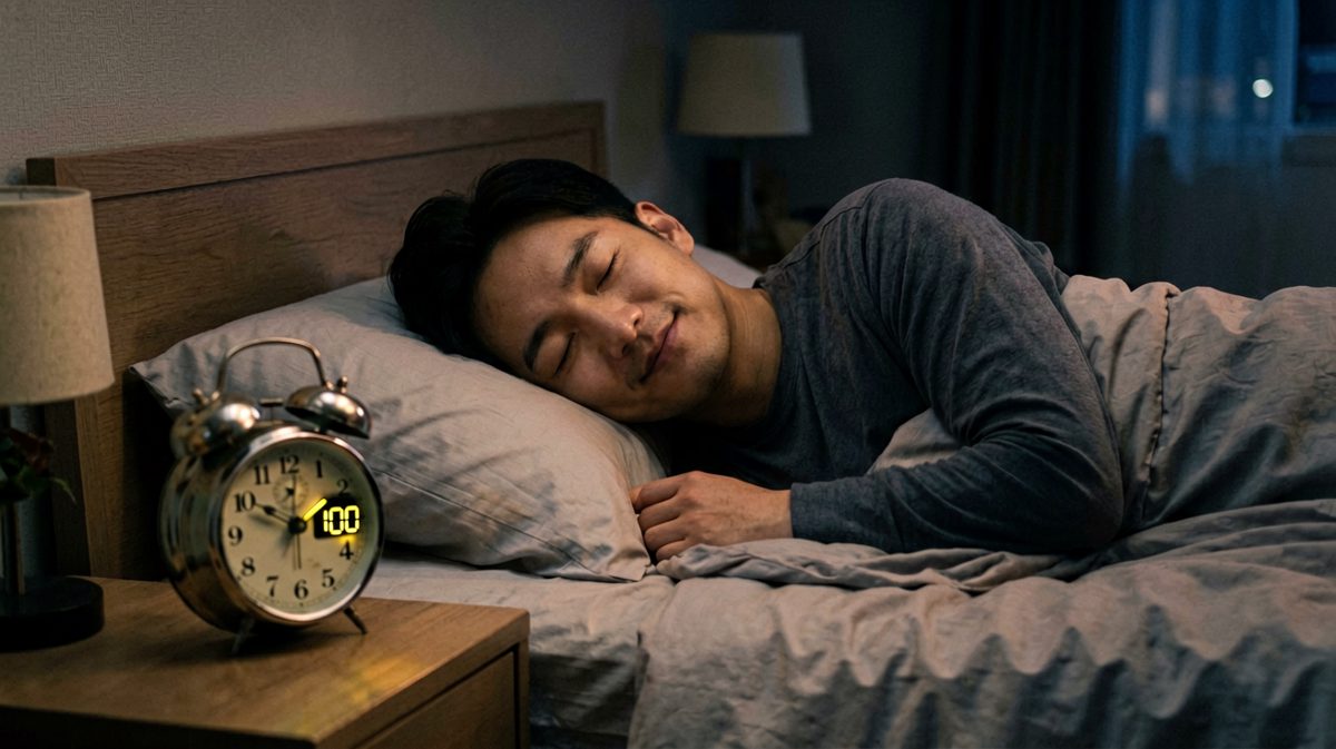 第一格：闹钟半夜坏了，他毫无察觉