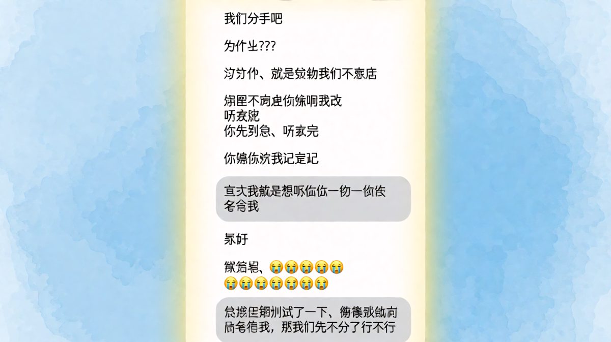 用最狠的话说最怂的情话，反转让人哭笑不得。