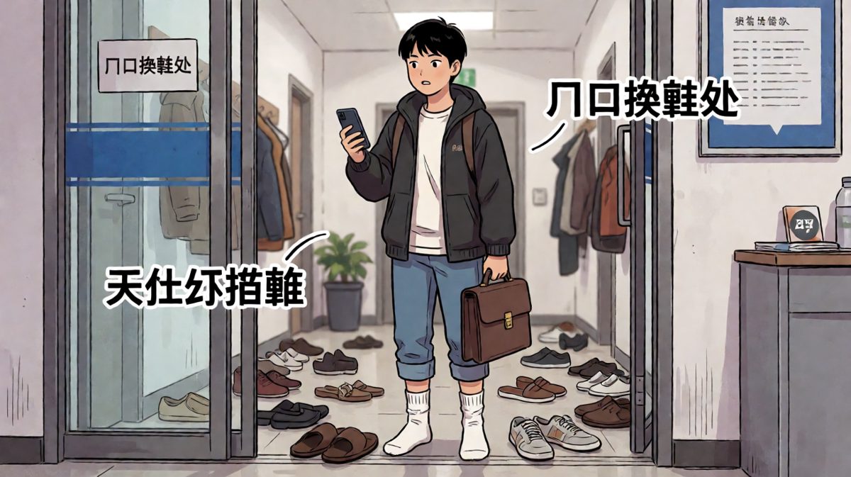 关键时刻发现拖鞋不见了