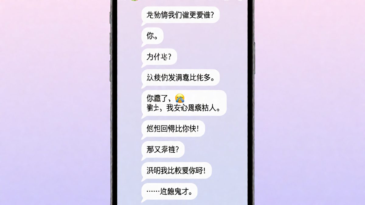 谁爱谁变成聊天速度比赛