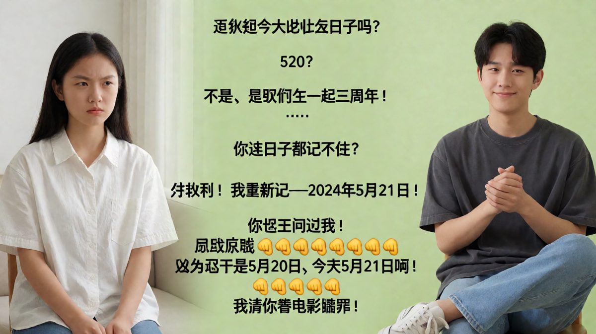 纪念日记成第二天，直男逻辑清奇
