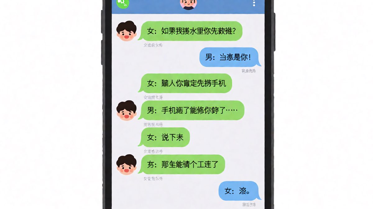 送命题翻车现场，男生求生欲满格却越描越黑