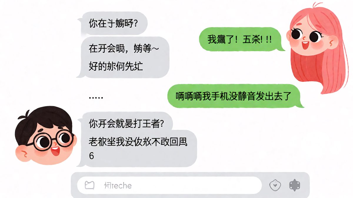男生假装开会实则五杀，手滑发出去当场社死