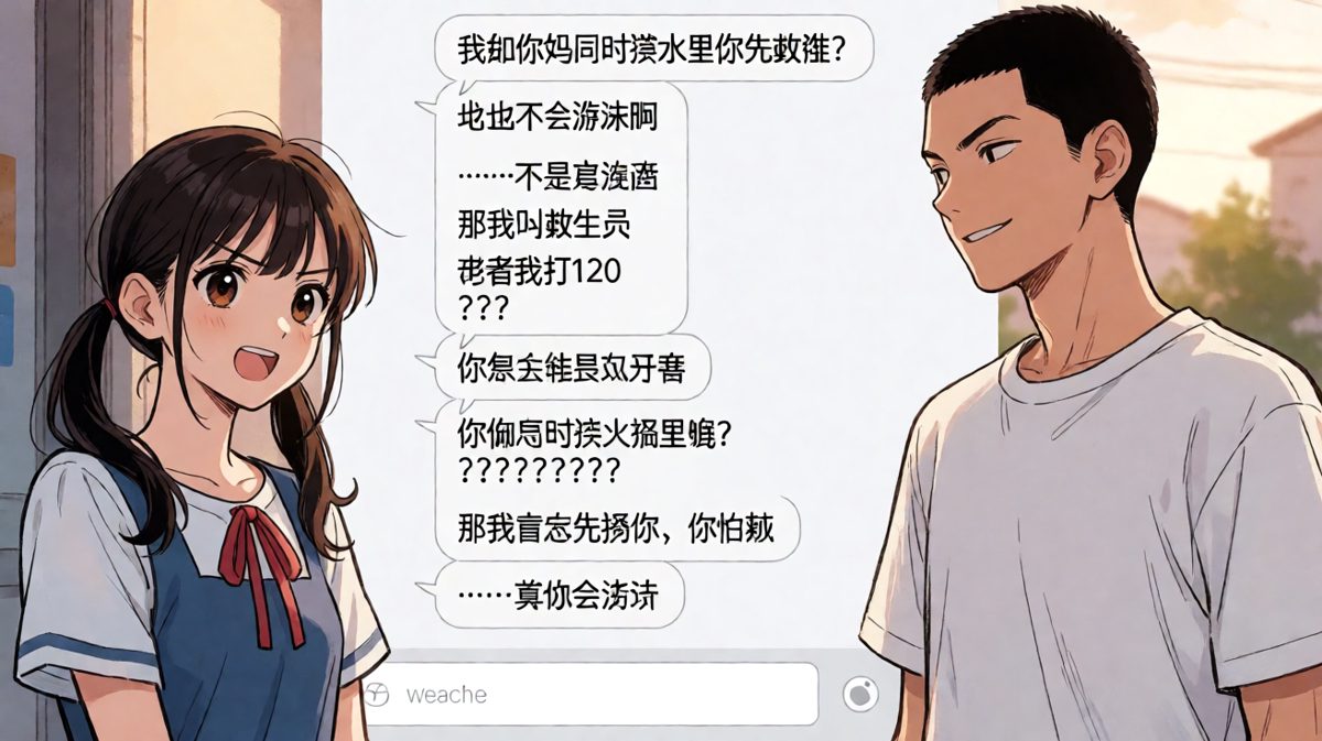 求生欲题目遇到理工男，终极反转却暖到犯规