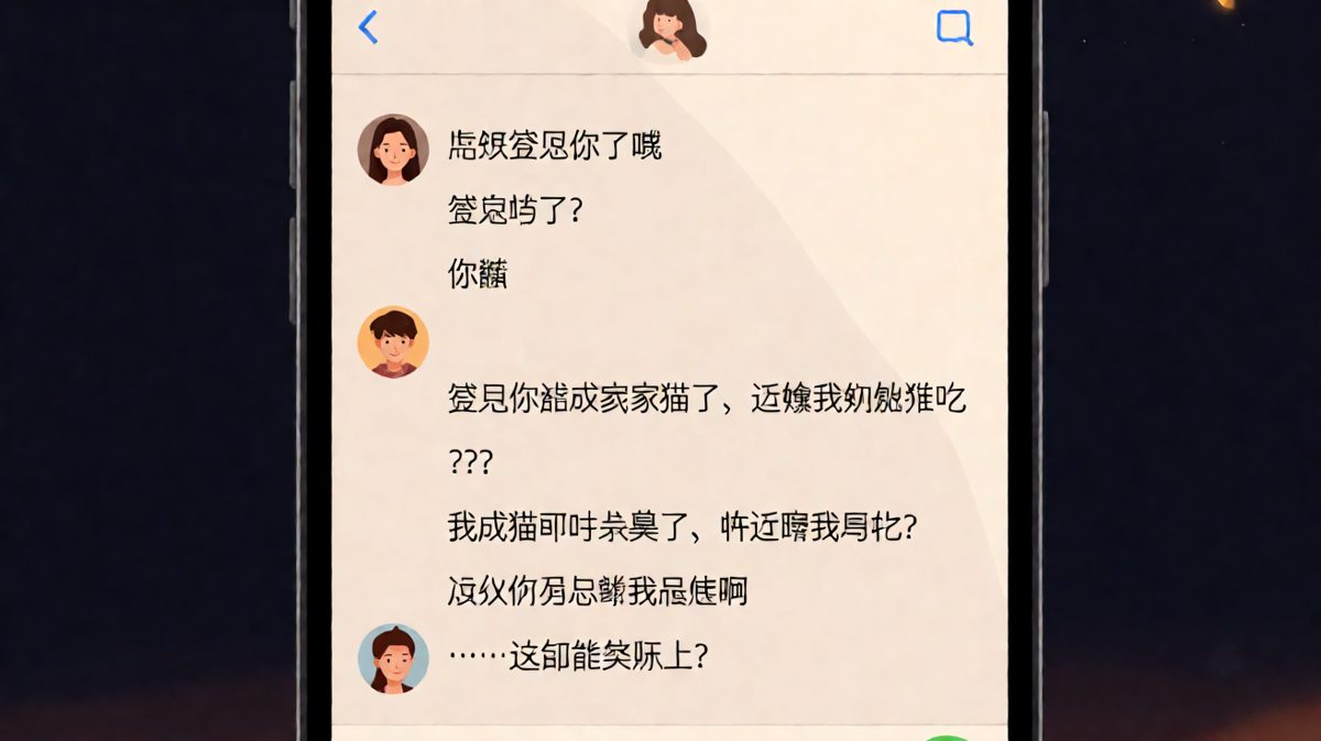 一场梦境引发的“变猫”联想大战，情侣间的脑洞对话令人喷饭。