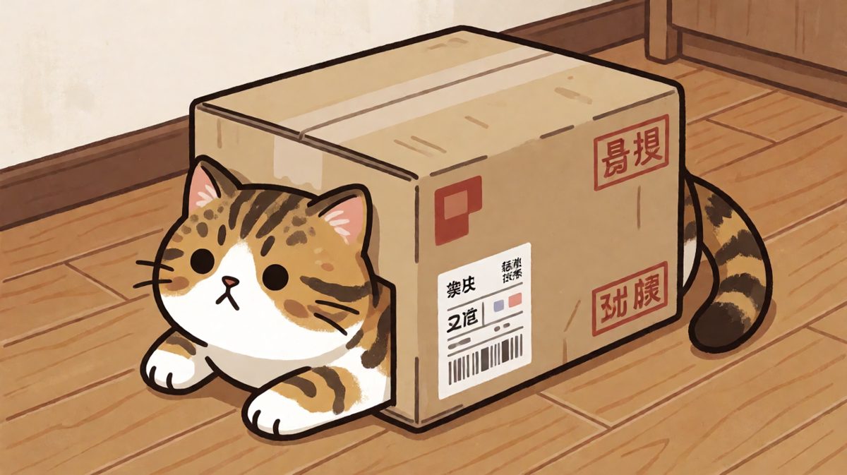 猫咪：只要我足够努力，纸箱就能变成我的豪宅