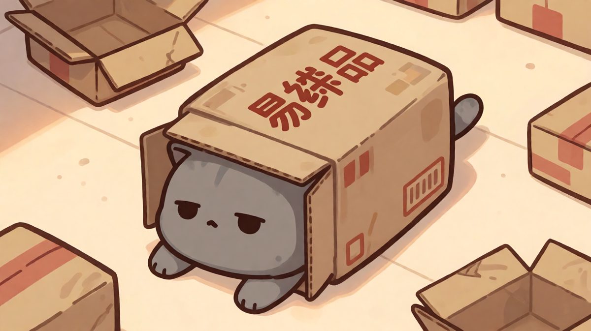 明明可以优雅地走正门，却偏要试试箱子能不能装下自己