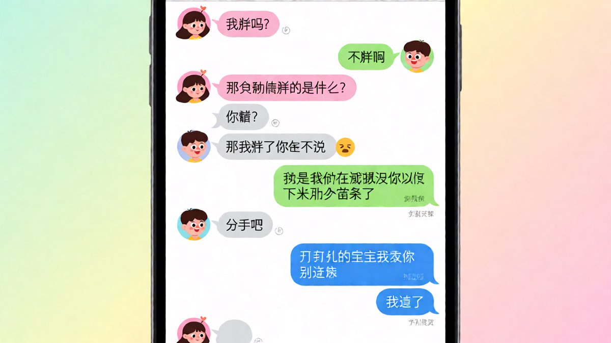送命题现场：男生回答'你胖吗'后引发连环翻车