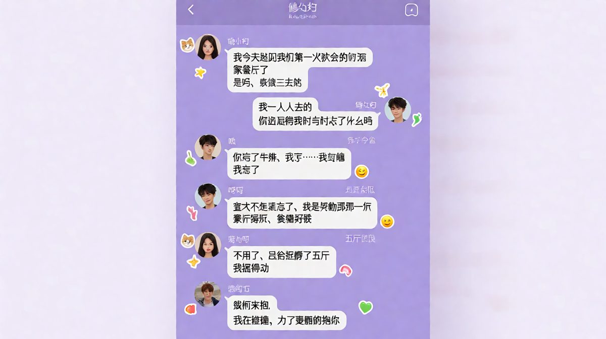 男生用跑步照片成功化解危机，情侣间的极限拉扯尽显无遗。