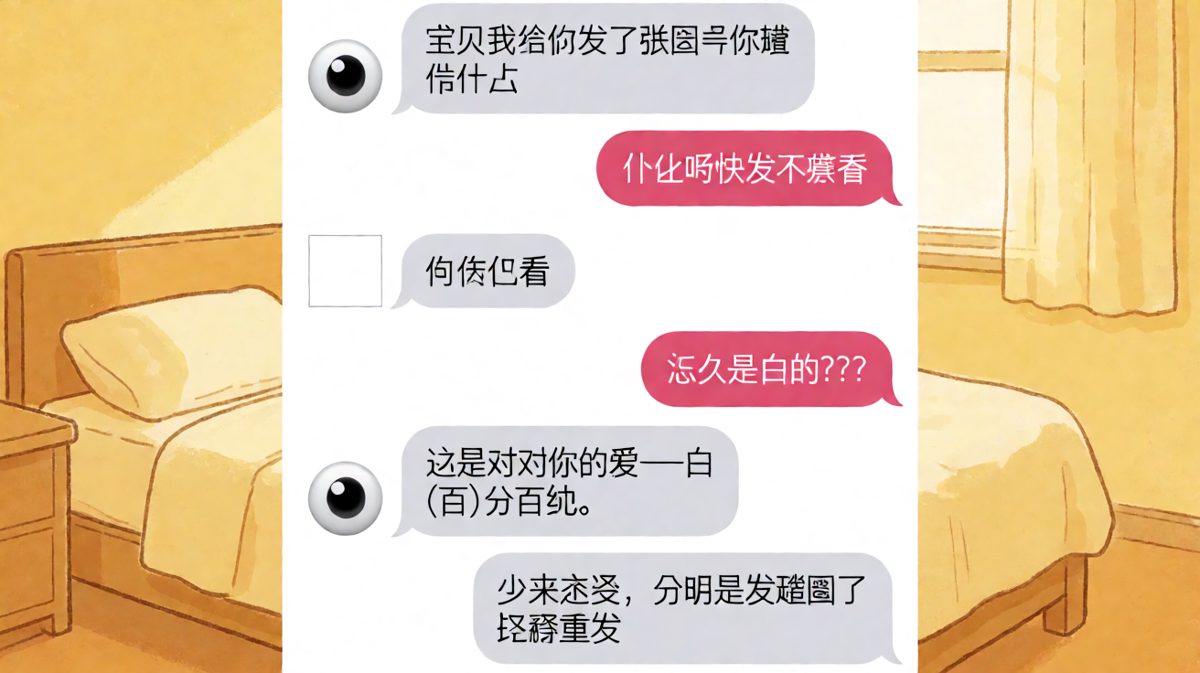 '百分之百纯的爱'——实际上是一张废图。