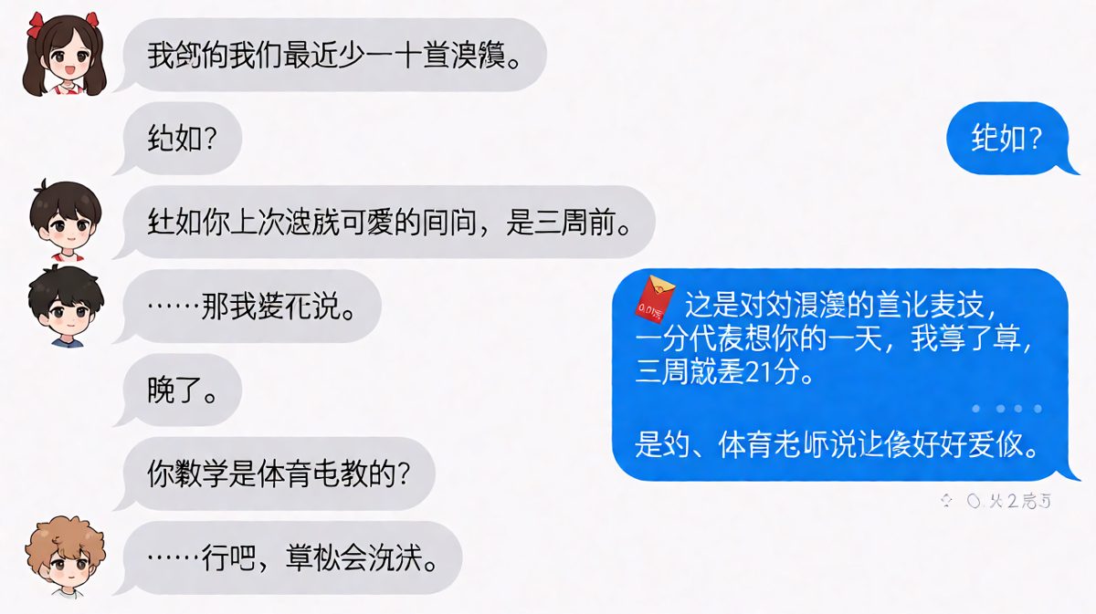 用数学公式证明爱你，理工男的浪漫永远让人哭笑不得