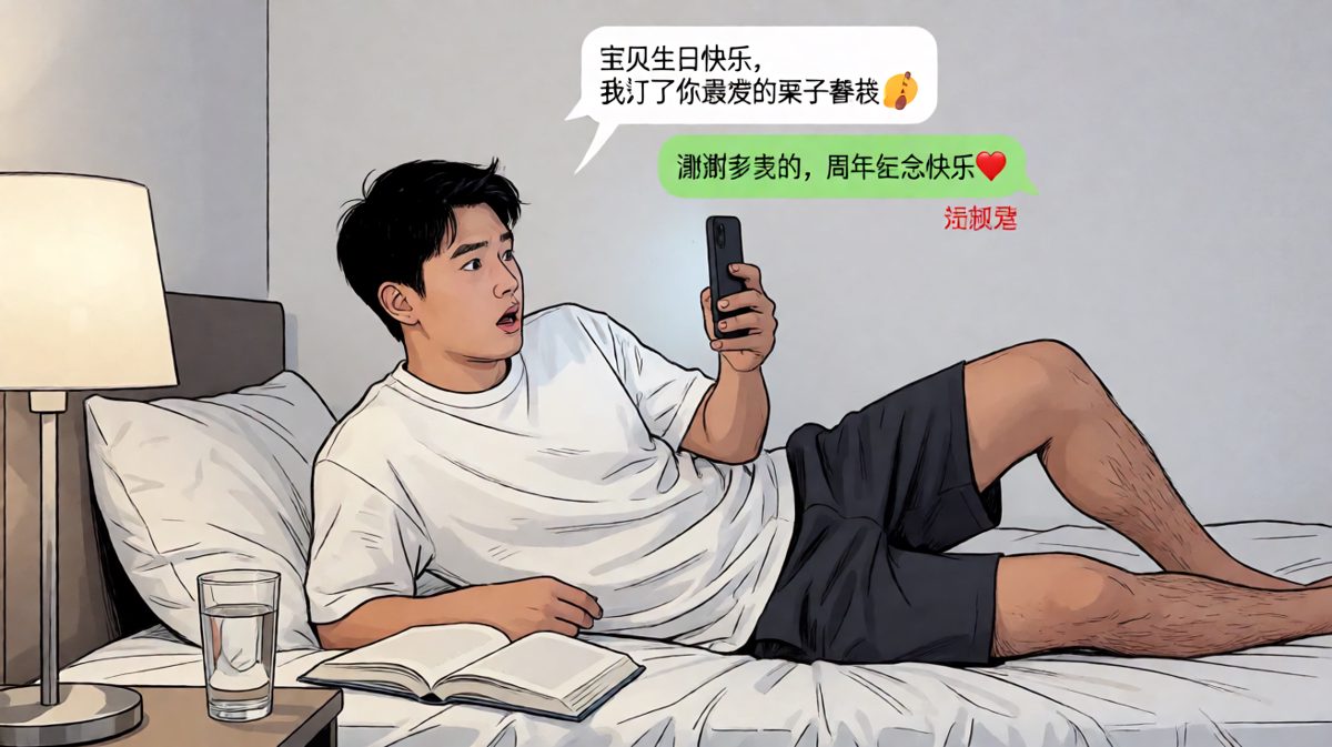 手滑把生日说成周年纪念日