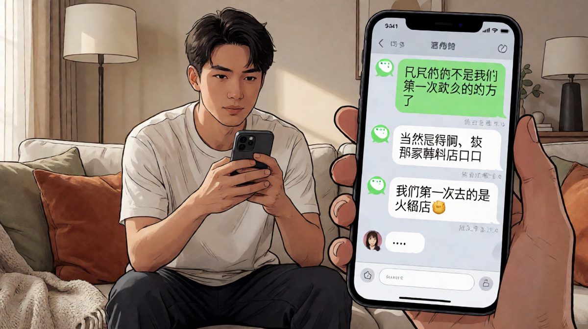 第一次约会在哪他记错了