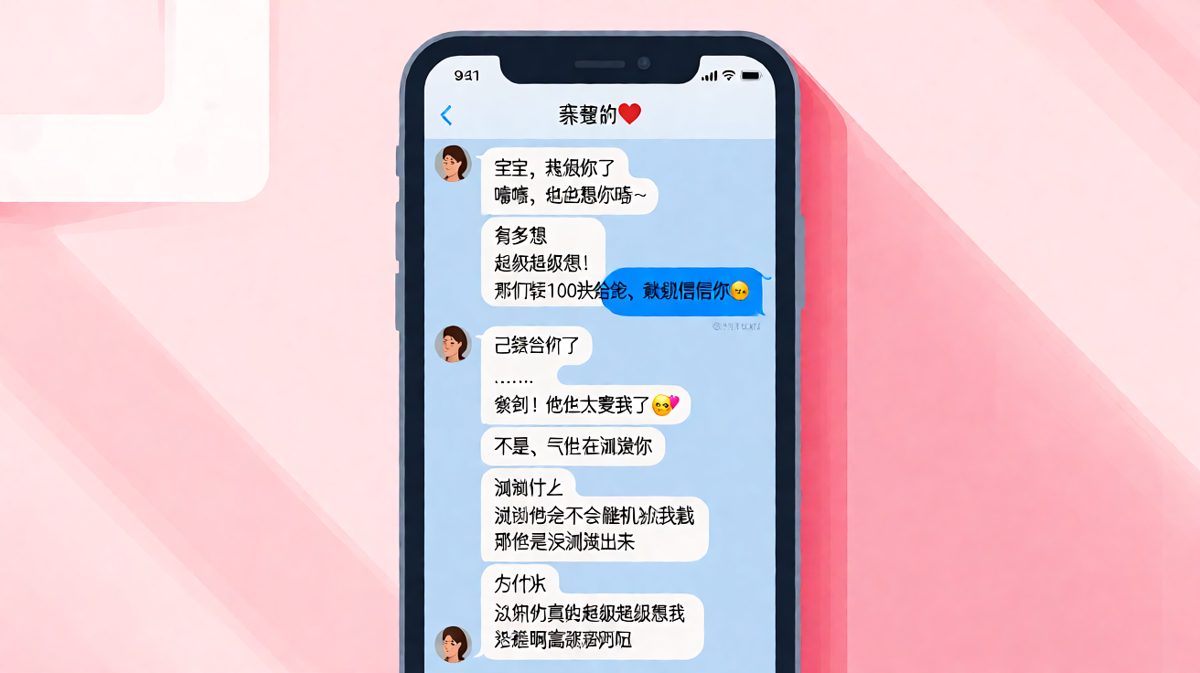 一句我想你，被套路成转账