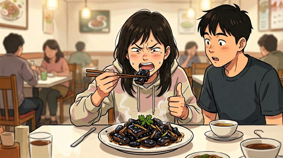 第三格：好吃！真的太……好吃了！