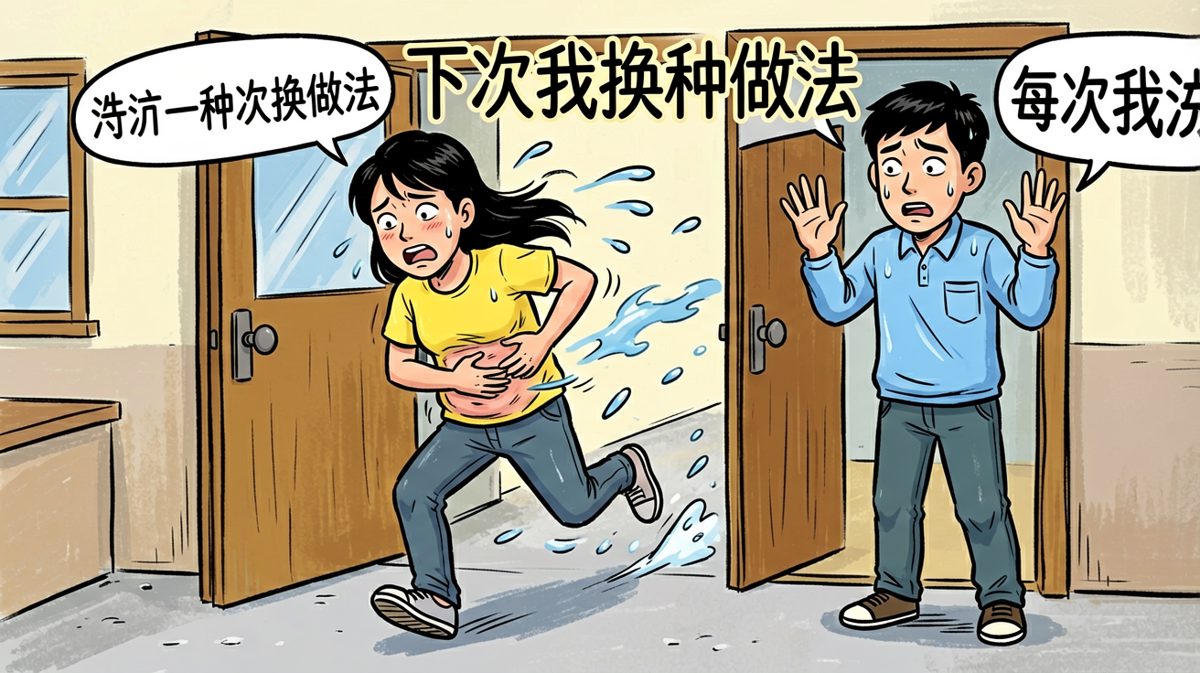 第四格：下次一定！我保证！……大概吧。