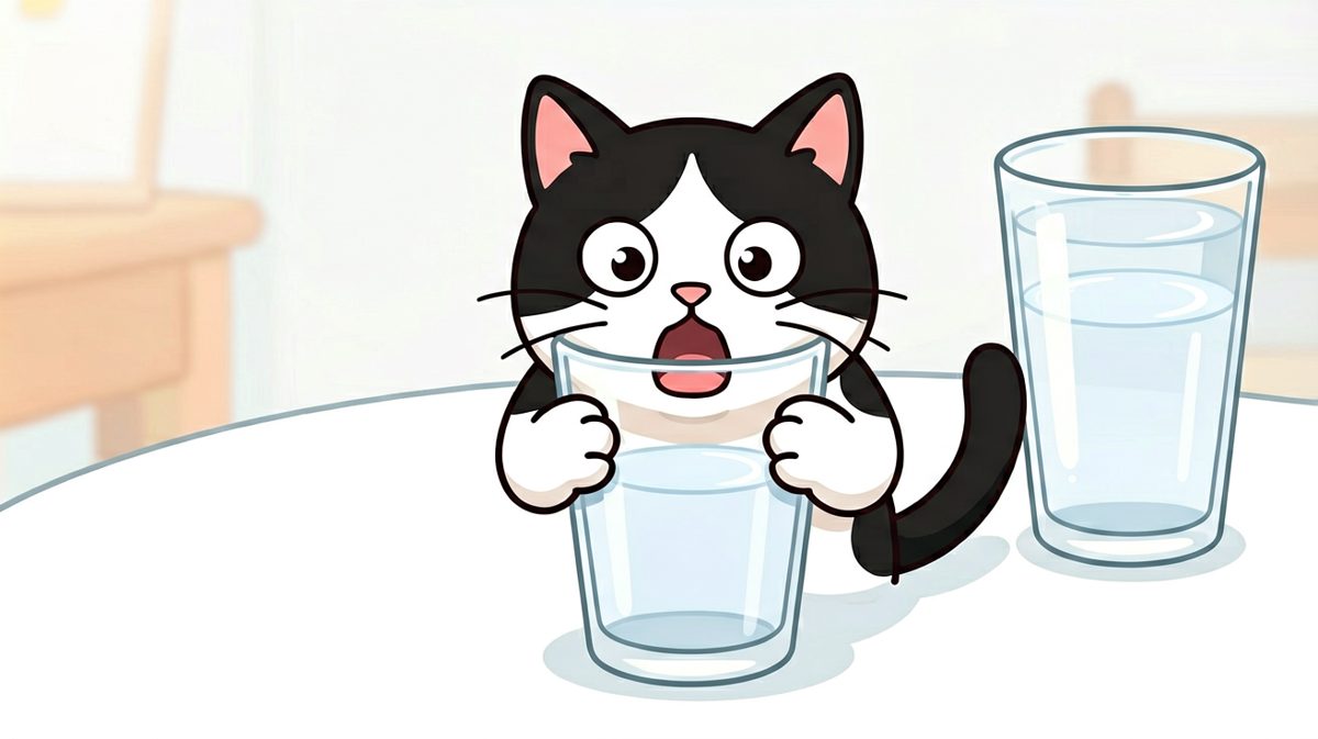 「猫：水只是太小了，不是我想喝水，是水配不上我。」