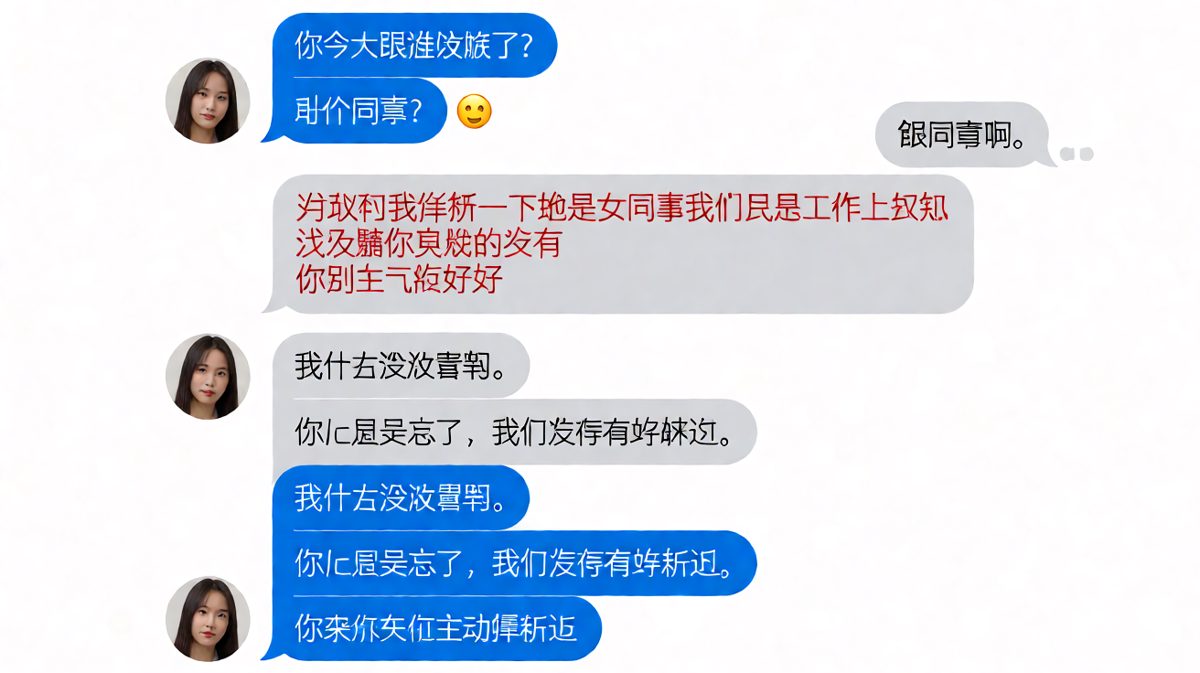 男生越描越黑，女生的一句冷静总结直接把天聊死