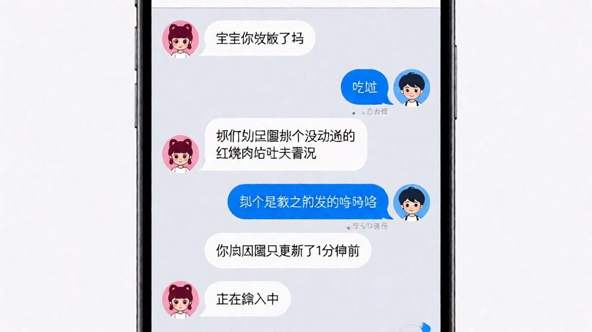男朋友用'先发后吃'的借口糊弄吃饭问题，被女生一眼识破
