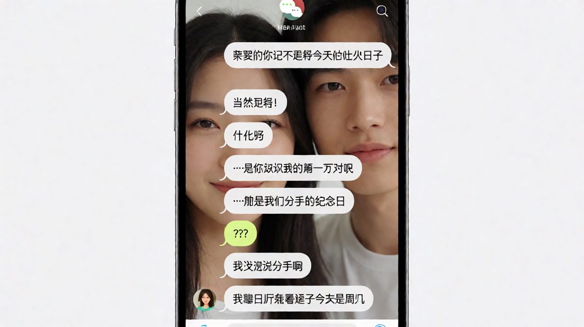把分手纪念日说成在一起纪念日，男友试图用'看错日历'蒙混过关