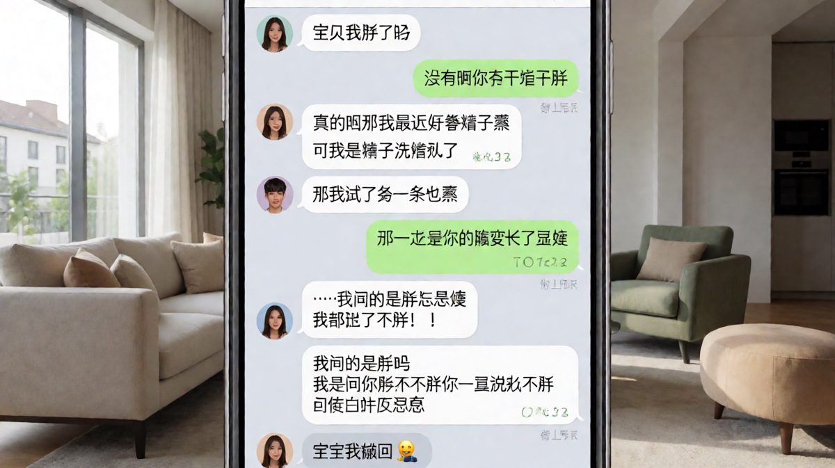 经典送命题'我胖了吗'，男友的连环灾难式回答
