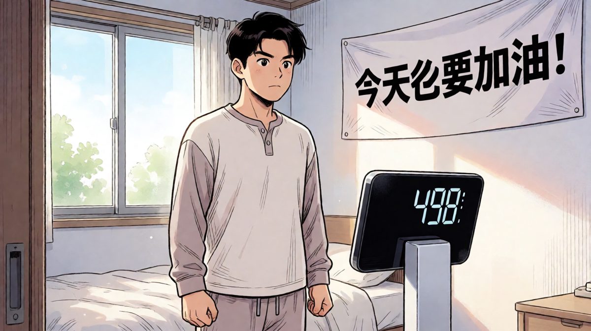 立下减肥flag，气势如虹。