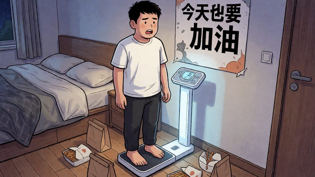 第二天：体重反而涨了……