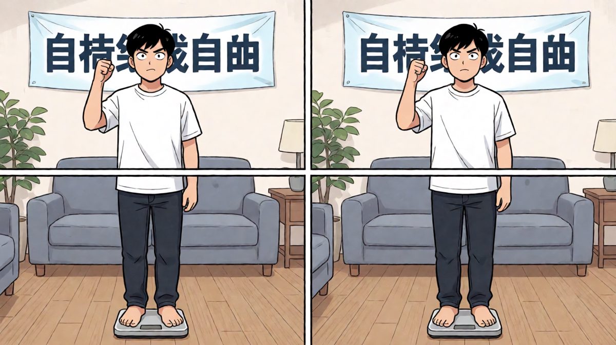 立誓减肥，雄心壮志