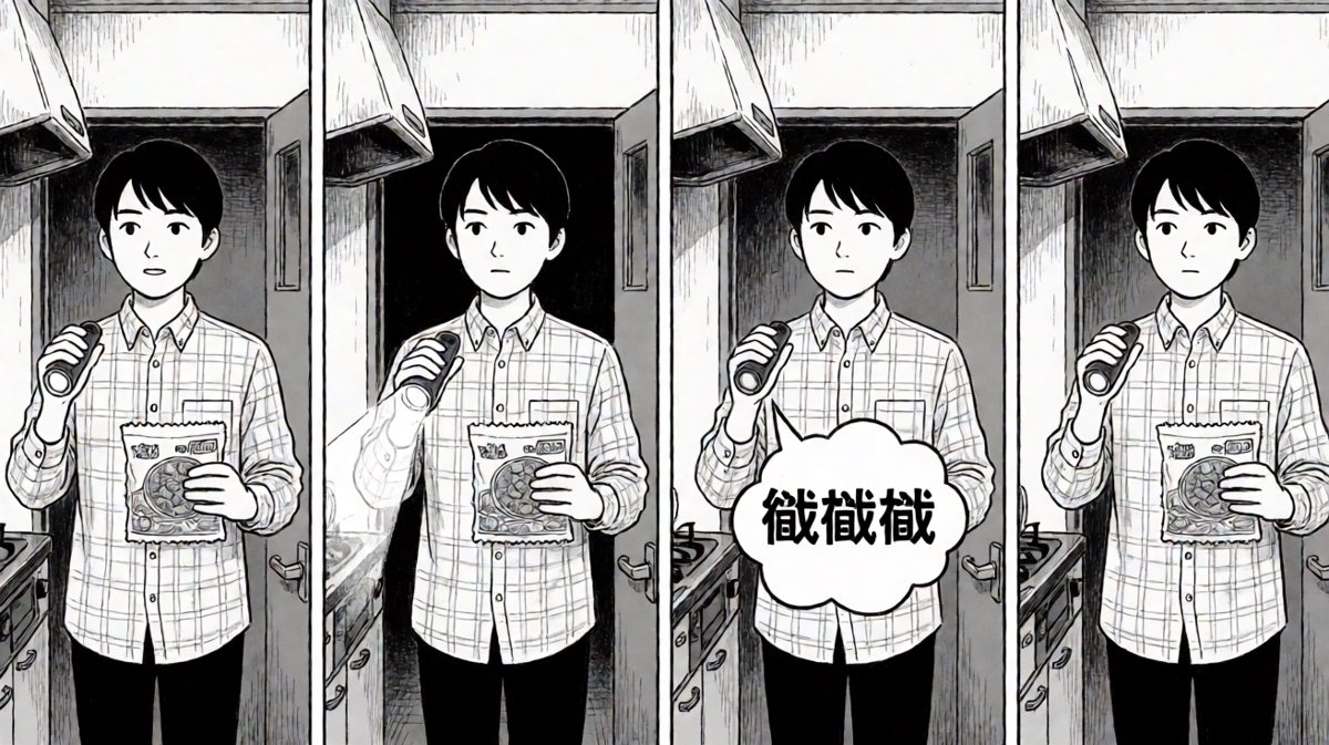 深夜下班，终于等到享用泡面的神圣时刻