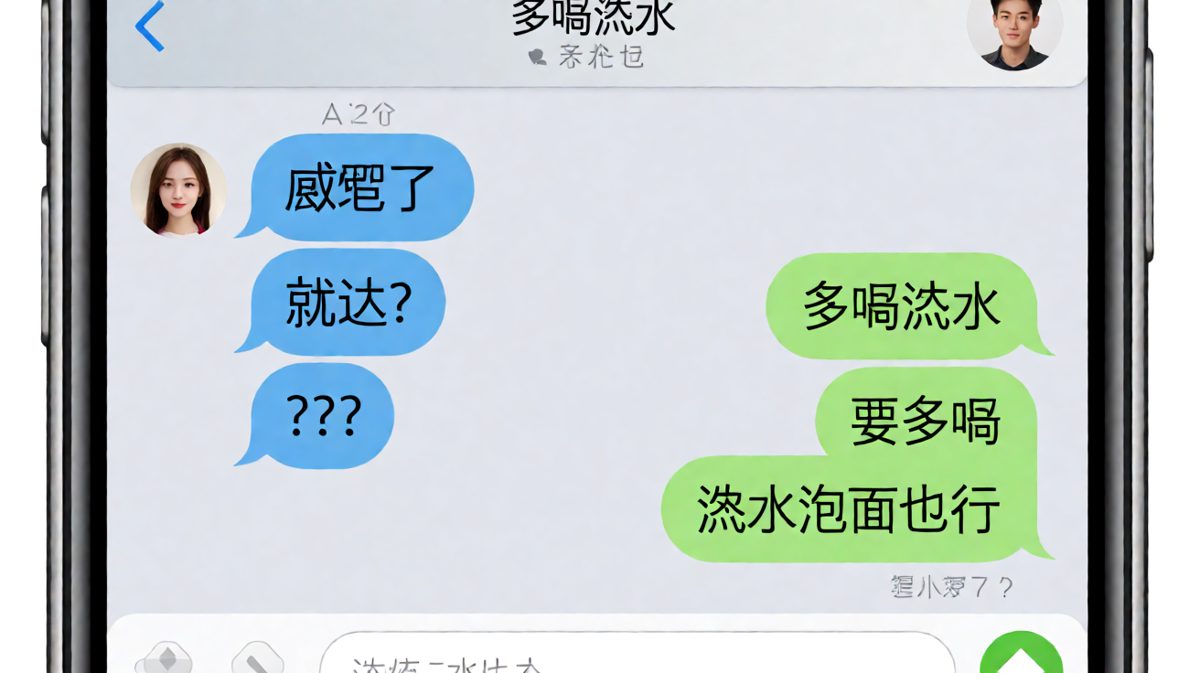 多喝热水梗终极反转：热水泡面也行