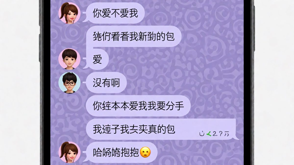 测爱测试最后变成买单测试