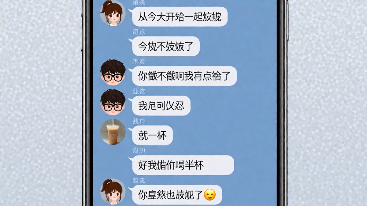 减肥flag双双翻车的奶茶之夜