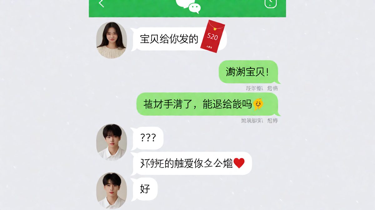 520红包刚发完就后悔，男生的沉默震耳欲聋