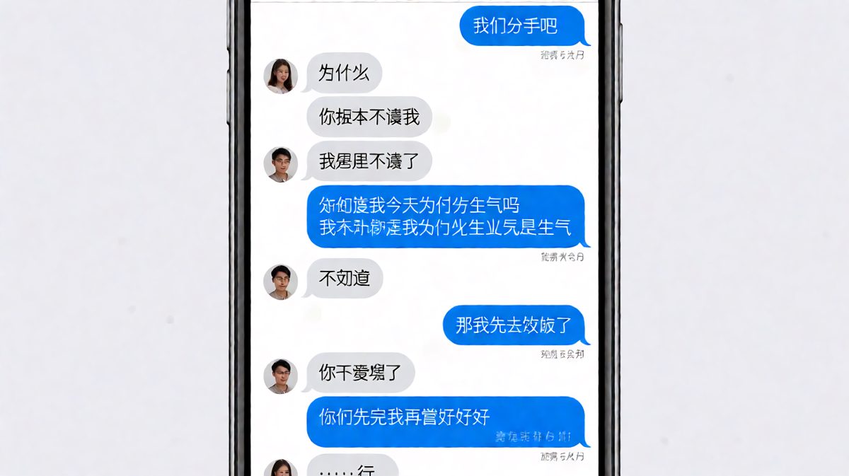 分手宣言败给一顿饭，男人的务实永远的神