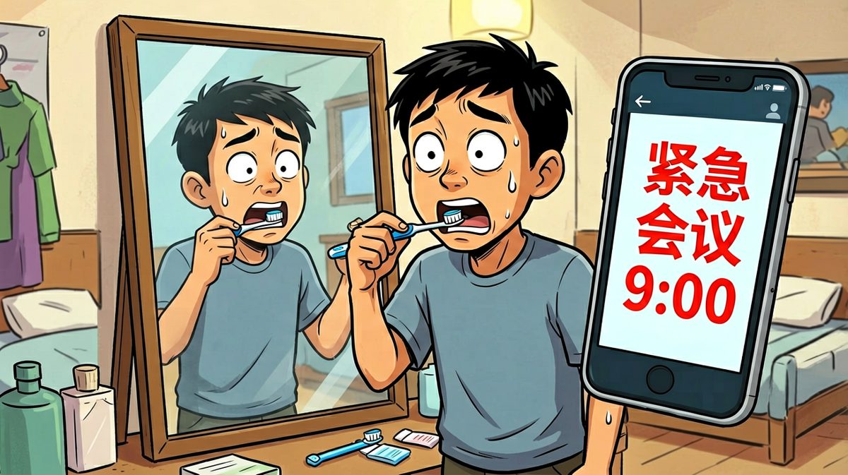 看到日程表的瞬间，魂飞魄散