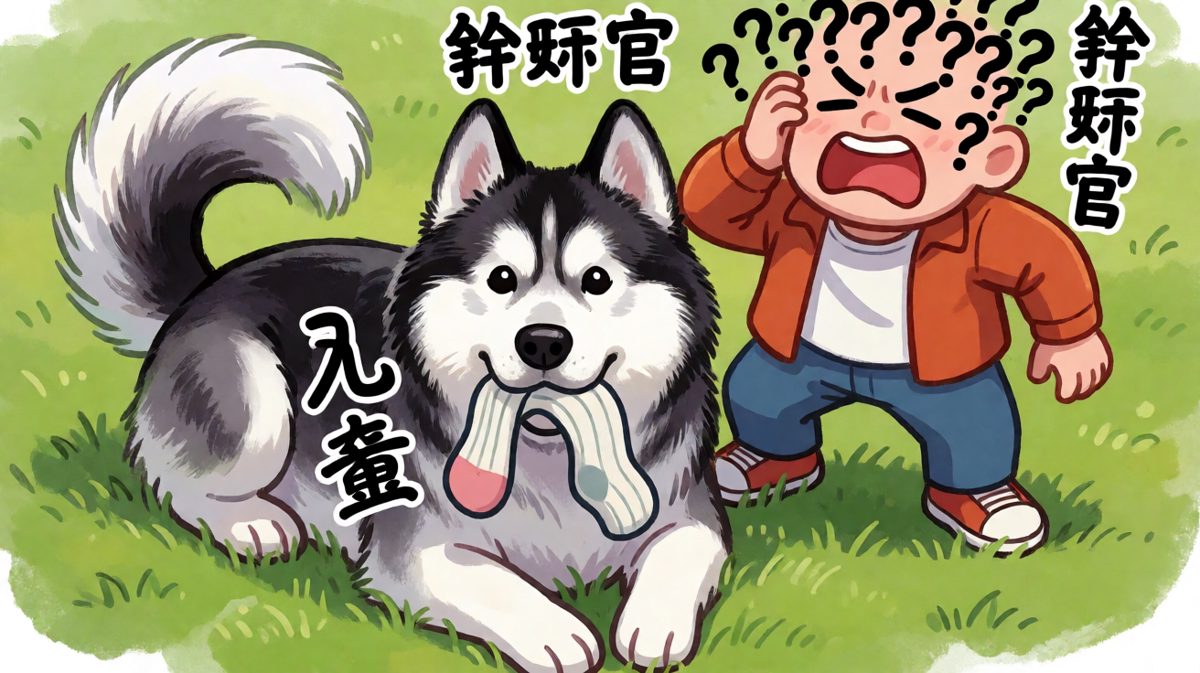 哈士奇：这是我送你的礼物，喜欢吗？