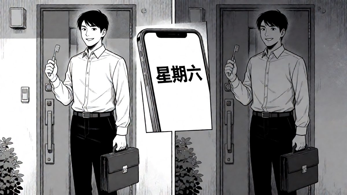 等等……手机怎么显示今天是周六？！