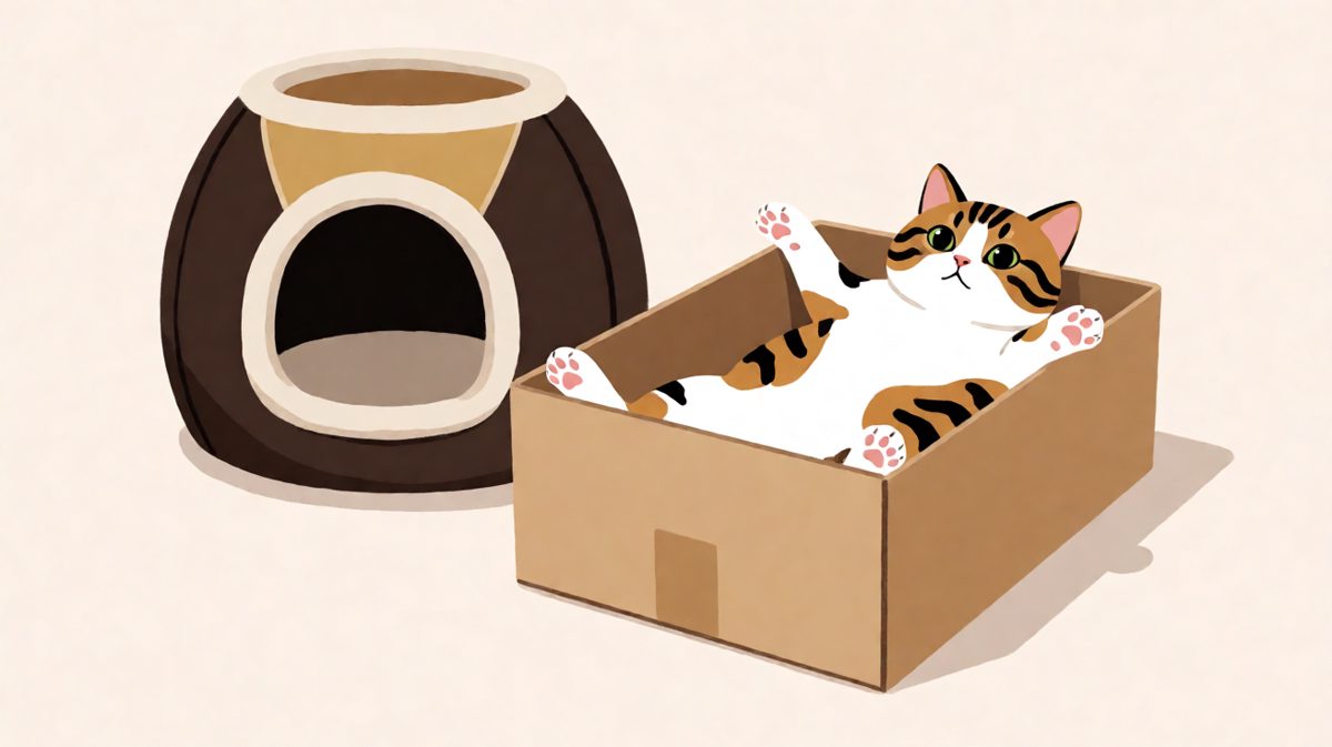 两万的猫窝我不要，我就爱这个破箱子——猫的执念