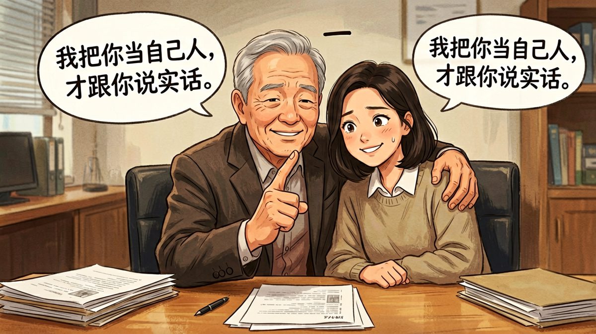 老板：我把你当自己人，所以才把两份活儿都给你