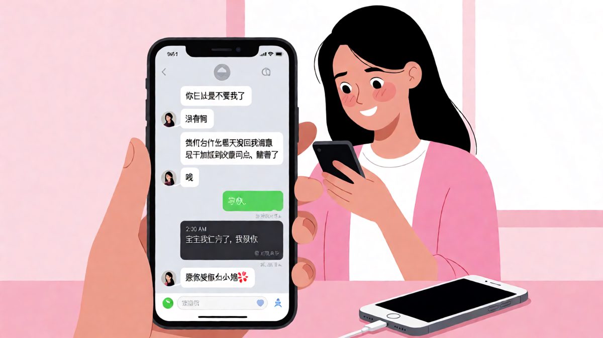 以为被冷落了，结果是双向奔赴。