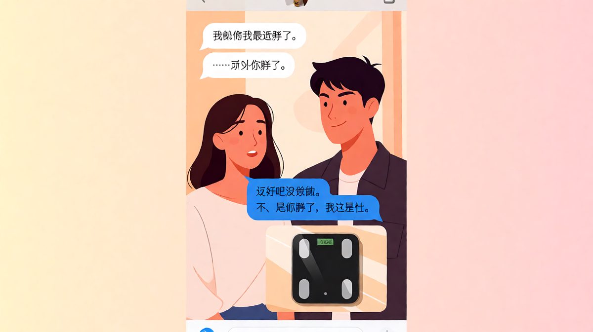 「是你胖了，我这是壮」——体重秤的反转打脸现场