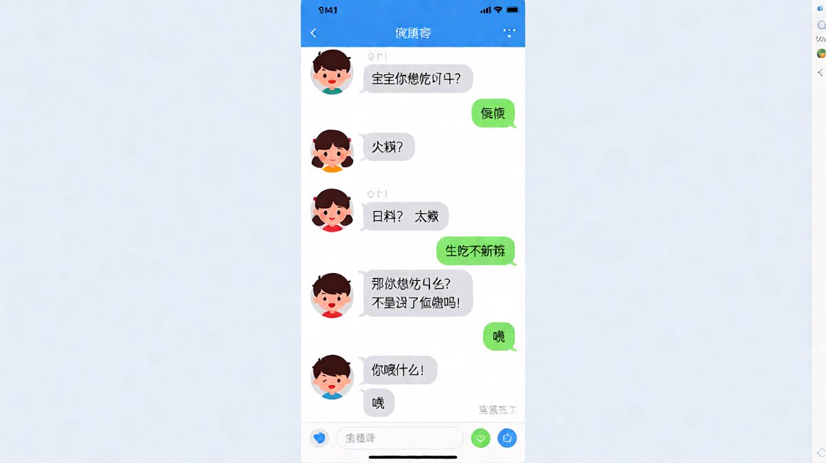 「随便」是情侣间最难解码的暗号，终极反转是男生只会回一个字