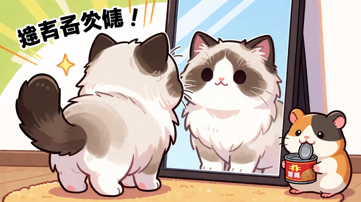 「这只丑猫是谁派来羞辱我的」