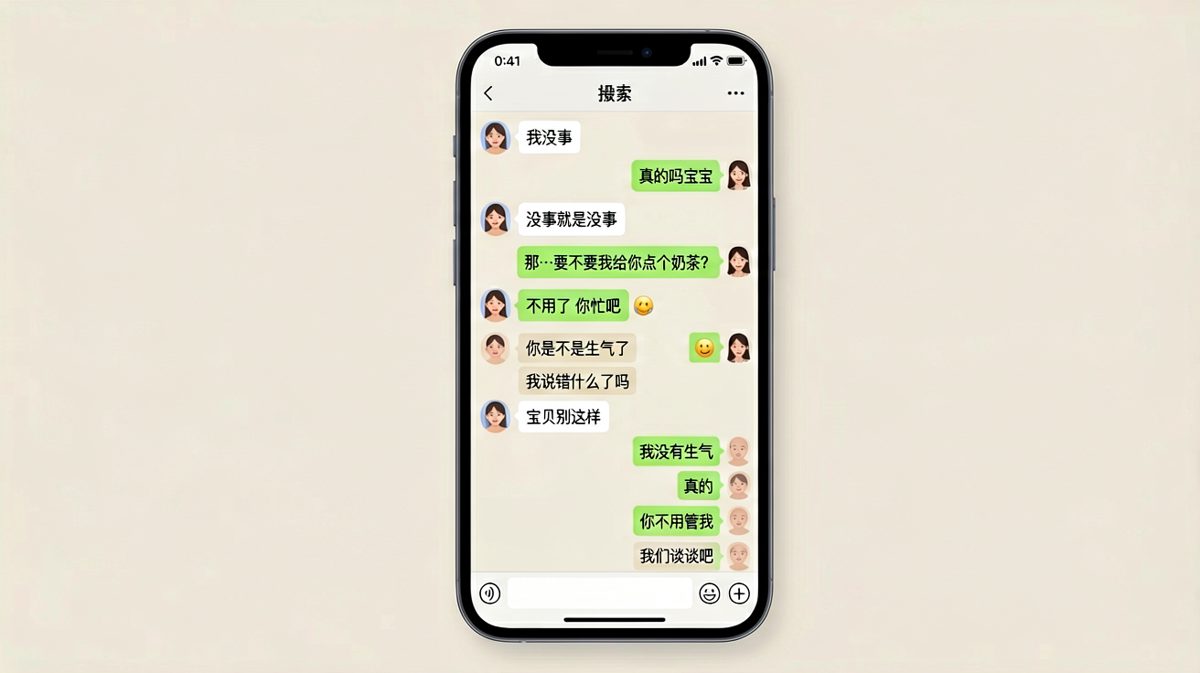 '我没事'是情侣间最大的谎言