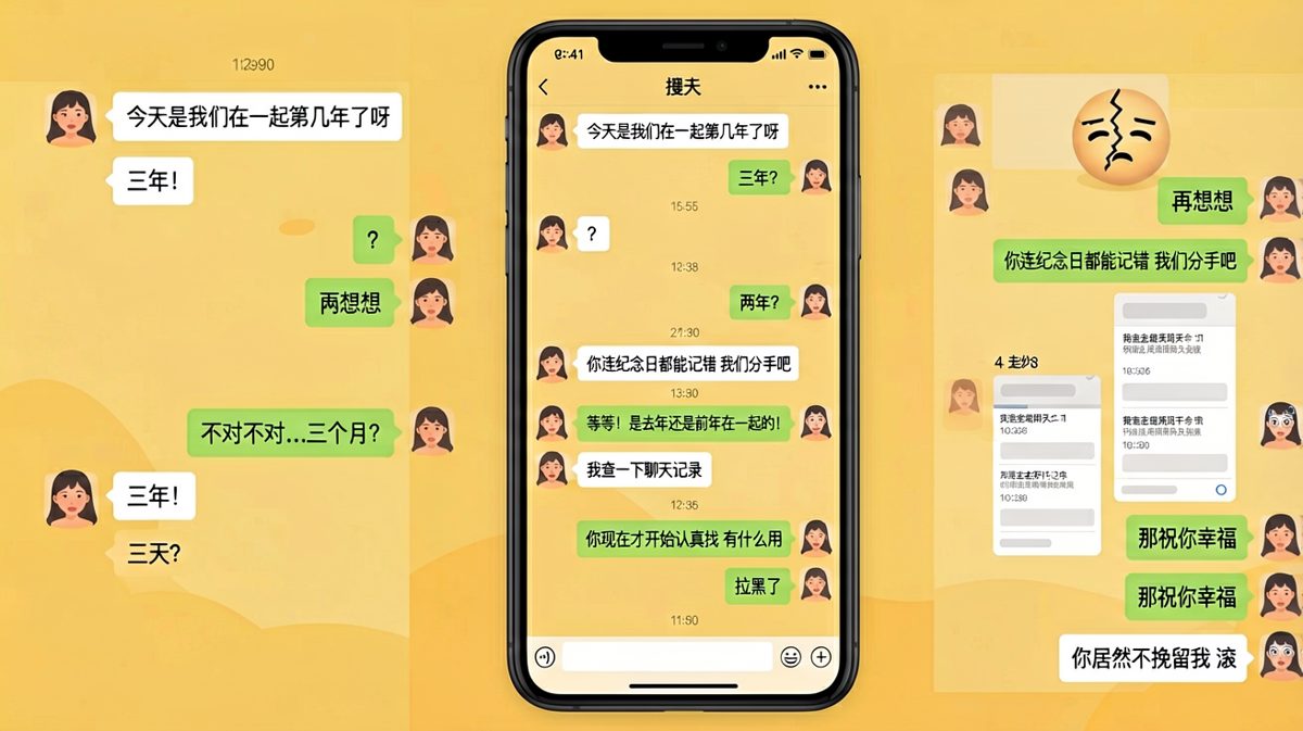 记错日子 = 当场去世